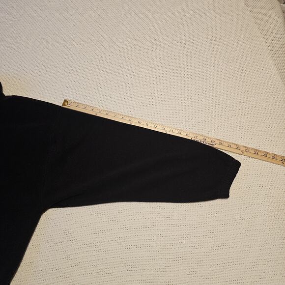 NHL PITTSBURGH PENGUINS Men's XL Black Gold 1/4-Zip Fleece-Lined Knit Pullover - Picture 8 of 8